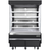 Everest Refrigeration EOMV-60-B-28-T 60" x 28 3/8" x 78" Stainless Steel Interior Vertical Open Display Merchandiser