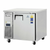 Everest Refrigeration ETF1-24 35 5/8" 16 Gauge Stainless Steel Digital Controls One-Section Undercounter / Worktop Freezer