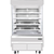 Everest Refrigeration EOMV-48-W-28-T 16.8 Cu. Ft. White Vertical Open Display Merchandiser