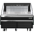 Everest Refrigeration EOMH-60-B-35-S 9.3 Cu. Ft. Black Horizontal Open Display Merchandiser