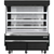 Everest Refrigeration EOMV-60-B-28-S 60"W x 28-3/8"D x 60-1/8"H Stainless Steel Vertical Open Display Merchandiser