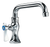 Krowne 16-108L Deck Mount Silver Series Single Pantry Faucet with 6" Swing Spout 1/2" NPS Male Inlets