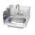 Krowne HS-68 12-1/2"W X 9-3/4"D X 5-5/8" Deep Bowl 4" Electronic Faucet 4-1/2" Double Bend Spout And 7-3/4"H Backsplash Hand Sink Wall Mounted