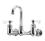 Krowne 14-801L 8" Centers And 6" Gooseneck Spout Royal Series Faucet Splash-Mounted