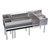 Krowne KR24-MX68A 68"W x 24"D Splash Mount Royal Series Faucet Single Zero-Step Speed Station