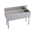 Krowne KR19-M48L 48"W x 19"D  Stainless Steel Royal Series Underbar Combination Ice Bin