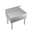 Krowne KR24-GS36 36"W x 24"D Stainless Steel Royal Series Underbar Drainboard
