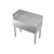 Krowne KR19-C36L 36"W x 19"D x 36-1/2"H Stainless Steel Royal Series Underbar Corner Drainboard