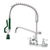 Krowne 18-725L Wall Mount Royal Series Self Master Pre-Rinse Assembly with Add-On Faucet 8" Centers