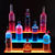 Krowne KR-3T24-L 18 Bottle Capacity Royal Series Lighted Countertop Liquor Display