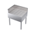 Krowne KR24-C30L 30"W x 24"D x 36-1/2"H Stainless Steel Royal Series Underbar Corner Drainboard