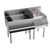 Krowne KR24-W48L-10 48" x 24" With Blender Station Royal Series Underbar Ice Bin/Cocktail Station