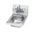 Krowne HS-21 12-1/2" x 17-1/4" Wall Mounted Space Saver Hand Sink