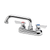 Krowne 11-450L 4" Centers 6" Swing Spout Deck Mount Silver Series Laundry Faucet