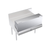 Krowne KR-DC38 38"W Stainless Steel Locking Cover For Double Speedrail