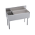 Krowne KR19-M42R-10  42"W x 19"D Stainless Steel Royal Series Underbar Combination Ice Bin