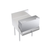 Krowne KR-DC26 26"W Stainless Steel Locking Cover For Double Speedrail