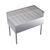 Krowne KR24-C42R 42"W x 24"D x 36-1/2"H Stainless Steel Royal Series Underbar Corner Drainboard