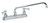 Krowne 15-516L Deck Mount Royal Series Faucet with 8" Centers 16" Swing Spout