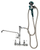 Krowne 19-112LWall Mount Royal Series Utility Spray with Add-On Faucet 8" Centers 12" Spout