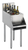 Krowne KR19-12  12"W x 19"D Stainless Steel & Galvanized Royal Series Underbar Bottle Storage/Ice Bin
