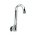 Krowne 16-140L Wall Mounted Royal Series Faucet with Single Hole Gooseneck Spout