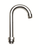 Krowne 19-227L 3-1/2"W x 6-1/2"H Silver Series Replacement Gooseneck Spout