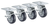 Krowne 28-171S 4" Dia. 4" x 5" Plate Wheel With Brake Plate Caster (Set Of 4)