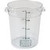 Carlisle 1076407 4 Qt. Clear Polycarbonate Round StorPlus Food Storage Container