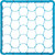 Carlisle REW30S14 30 Compartments Full Size Blue OptiClean Divided Glass Rack Extender