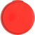 Carlisle 1077205 Polypropylene Red Round StorPlus Container Storage Lid