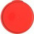 Carlisle 1077205 Polypropylene Red Round StorPlus Container Storage Lid