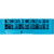 Carlisle RW3014 30 Rounded Compartment Polypropylene Blue OptiClean NeWave Dishwasher Glass Rack