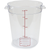 Carlisle 1076607 8 Qt. Clear Round StorPlus Container