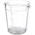 Carlisle 1076607 8 Qt. Clear Round StorPlus Container