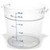 Carlisle 1076807 18 Qt. Clear Round StorPlus Container