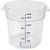 Carlisle 1076807 18 Qt. Clear Round StorPlus Container