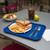 Carlisle CT1216-8114 16 5/16" W x 12" D x 11/16" H Polypropylene Blue Plastic Café Tray (4 Pack Per Case)