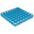 Carlisle RE4914 49 Compartments Full Size Blue OptiClean Divided Glass Rack Extender