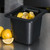 Carlisle CM110403 1/6 Size 6" Deep Black Impact-Resistant Coldmaster Food Pan