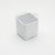 American Metalcraft 3" W x 3" D x 3" H White Melamine Jar