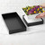 American Metalcraft SBBL 16.38" L x 8.25" W x 2" H Rectangular Break-Resistant Black Twilight Market Tray