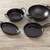 American Metalcraft MB93 Round Black Melamine Bowl