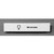 Cambro CECGR6000 5"L x 1 9/16"H White Snap On Pre-Printed "GRANDE" Camrack Extender ID Clip - 6/Case
