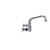Component Hardware TLL13-8106-SE1Z Wall Mount Top-Line Faucet With 8" OC And 6" Horizontal Stainless Steel Swing Spout