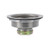 Component Hardware E38-1010 3 1/2" Sink Opening 430 Stainless Steel Encore Duo Basket Drain