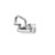 Component Hardware TLL15-4106-SE1Z Wall Mount Top-Line Faucet With 4" OC And 6" Horizontal Stainless Steel Swing Spout