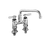 Component Hardware TLL57-4110-SE1Z 4" Centers 10" Stainless Steel Swing Spout Deck Mount Top-Line Faucet