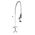 Component Hardware KLP50-10L4-BR 1.05 GPM Deck Mount Pre-Rinse Assembly 38-5/8" Flexible Gooseneck with Spray Head