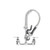 Component Hardware KL53-MINI-BR 1.6 GPM Low Flow Spray Valve 8" Adjustable Centers Wall Mount Mini Pre-Rinse Assembly